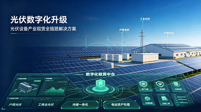 光伏数字化升级：光伏设备产业租赁全链路解决方案 | 赞晨租