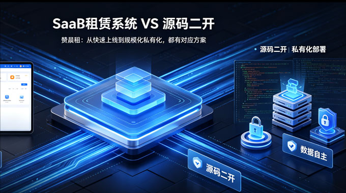 租赁系统怎么选？SaaS租赁系统与源码二开真实对比